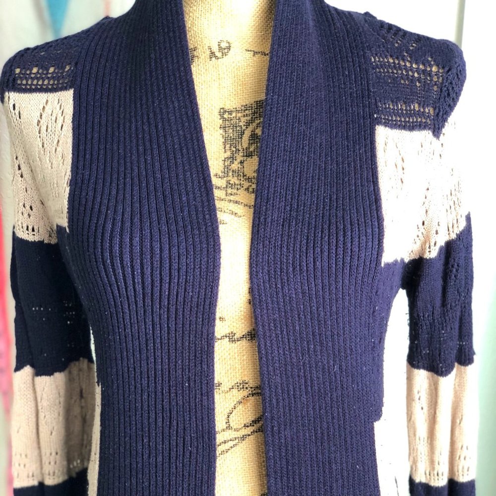 Belldini Knitted/Crochet Long Sleeve Cardigan